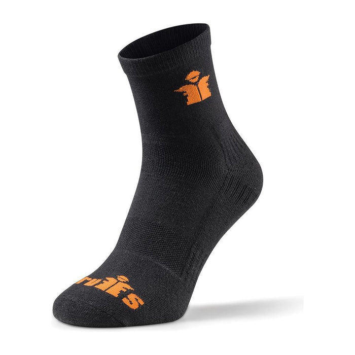 Scruffs Worker Lite Socks Black 3pk Size 7 - 9.5 / 41 - 43 Scruffs  - Dynamic Drive