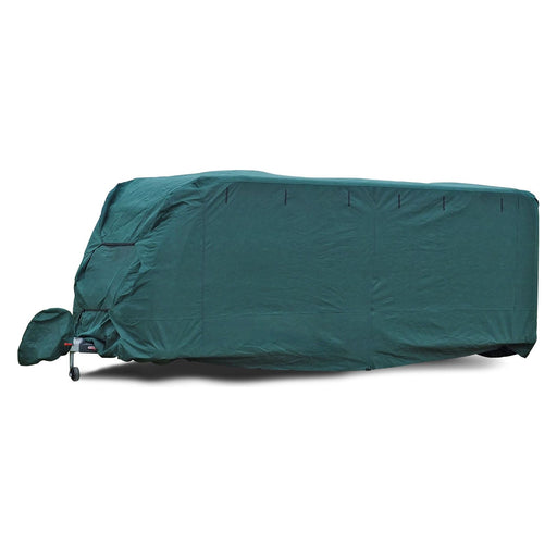 Caravan cover pro XXXLarge upto  8Ft wide 23ft-25ft  (690 - 750 cm) green 4347G8 Quest  - Dynamic Drive