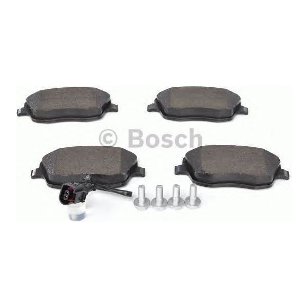 Genuine Bosch Brake Pad Set Bp1015 fits VW Polo - 1.4 - 02-06 0986494105