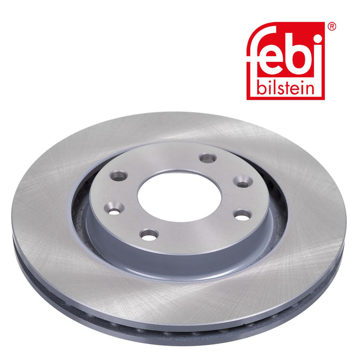 Genuine FEBI Front Brake Discs & Pads Set Vented for Citroen C3