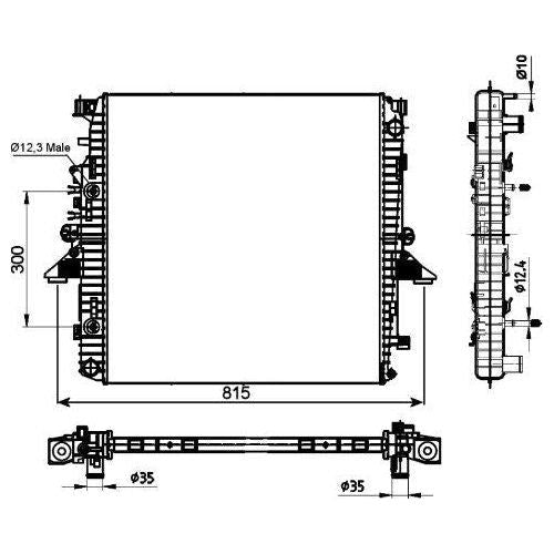 NRF Radiator 53097