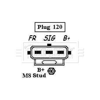 Genuine Borg & Beck Alternator fits Ford Focus Mazda 3 Volvo C30 BBA2346