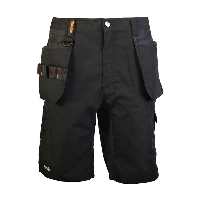 Scruffs Trade Flex Holster Shorts Black 34" W