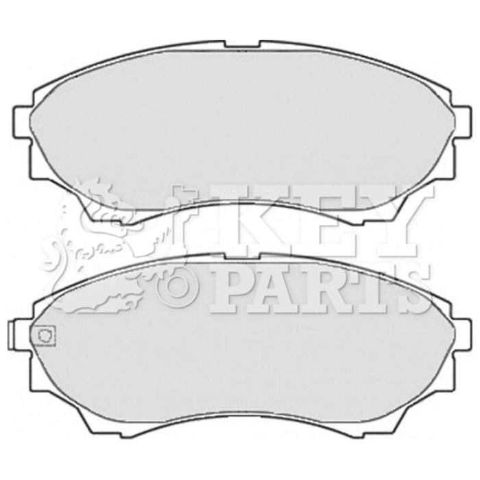 Genuine Key Parts KBP2119 Front Brake Pads-Includes Wear Indicators (Tokico)