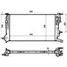 NRF Radiator 53964 NRF  - Dynamic Drive