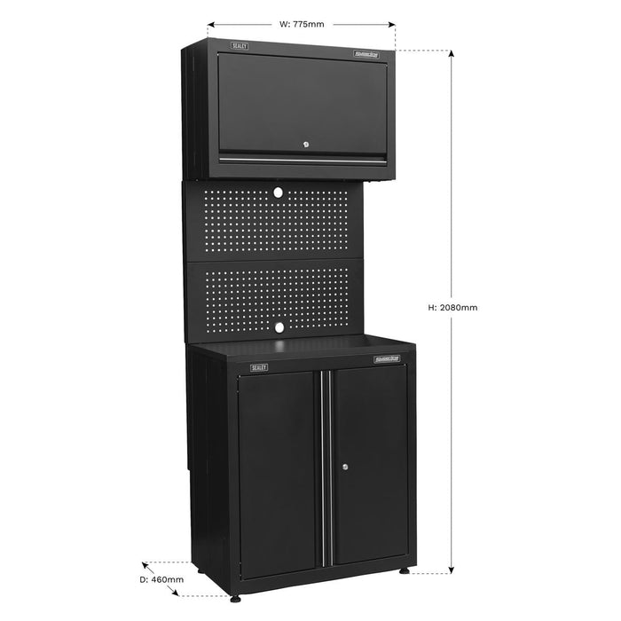 Sealey Rapid-Fit 2 Door Cabinet & Wall Cupboard APMS2HFP