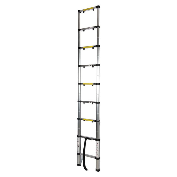 Silverline Telescopic Ladder 2.6m 9-Tread Silverline  - Dynamic Drive