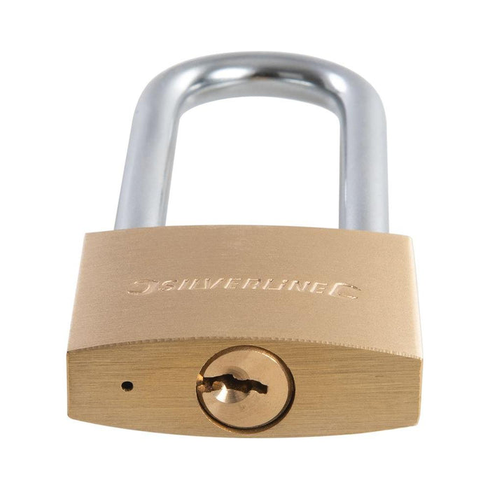 Silverline Brass Padlock 20mm