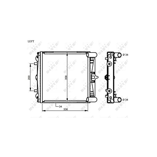 NRF Radiator 59130 NRF  - Dynamic Drive