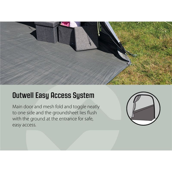 Outwell Earth 3 Tent 3 Berth Tunnel Tent Outwell  - Dynamic Drive