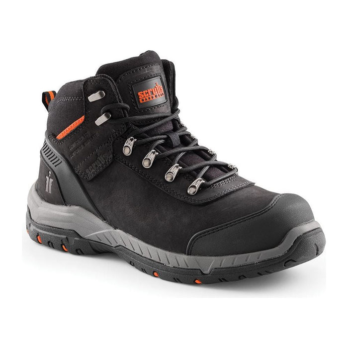 Scruffs Sabatan Safety Boots Black Size 8 / 42