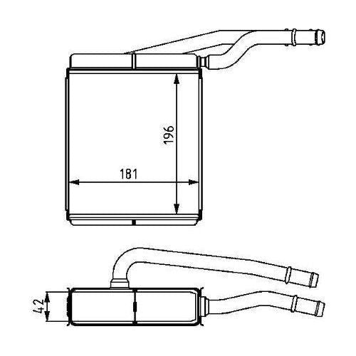 NRF Heater Radiator 54226