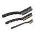 Sealey Wire Brush Set Auto Engineer's 3pc AK9801 Sealey  - Dynamic Drive