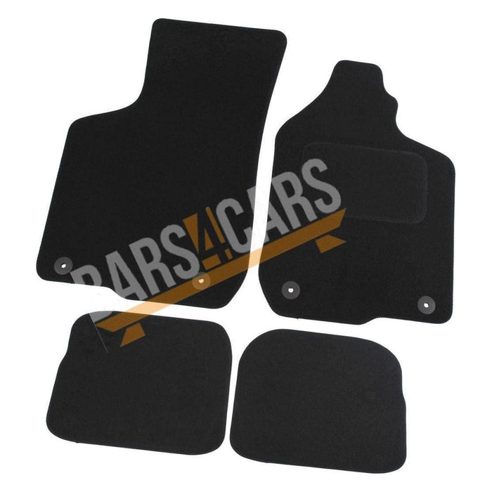 Fully Tailored Black Carpet Car Mats for Audi A3 96-02 Set of 4 With 4 Clips UKB4C  - Dynamic Drive