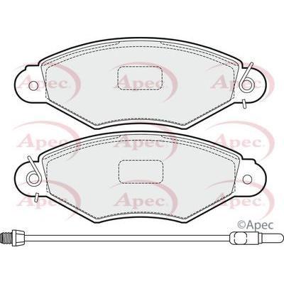 Apec Brake Pads Front Fits Citroen Xsara Nissan Kubistar Peugeot 306 Re