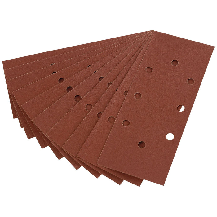 Draper 232 x 92mm 120 Grit Aluminium Oxide Sanding Sheets for 63128 Random Orbit