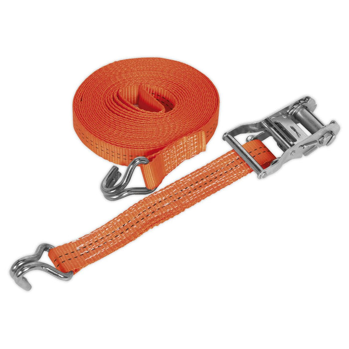 Sealey Ratchet Tie Down 35mm x 6m Polyester Webbing 2000kg Breaking Strength