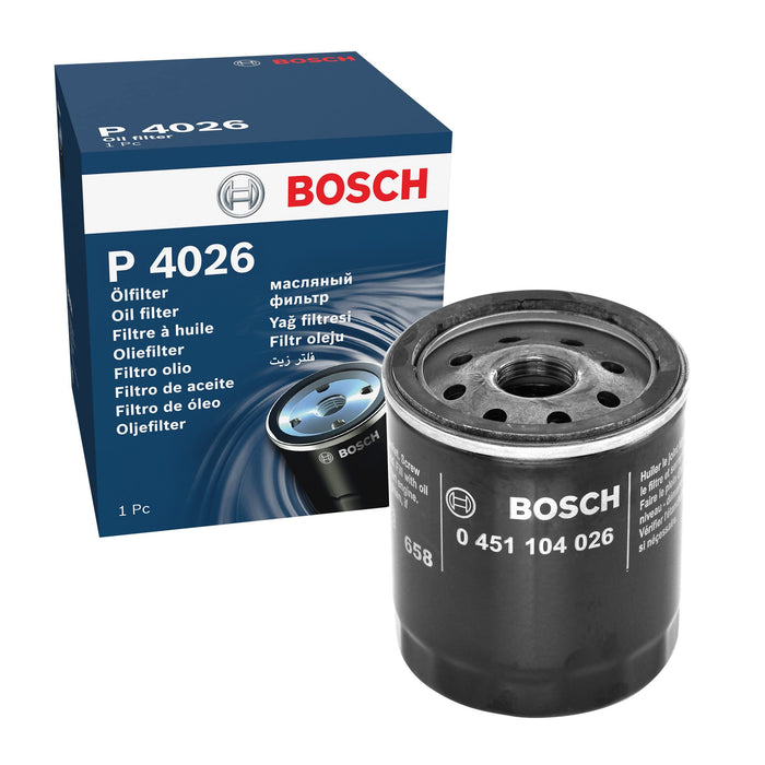 Genuine Bosch Car Oil Filter P4026 fits Rover Mini Cooper - 1.3 - 92-00 04511040