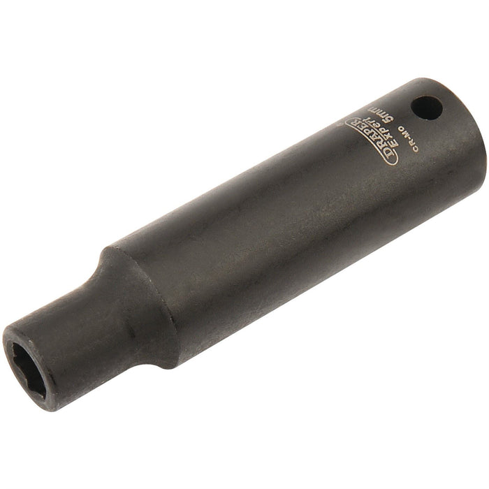 Draper Expert HI-TORQ 6 Point Deep Impact Socket, 1/4" Sq. Dr., 5mm