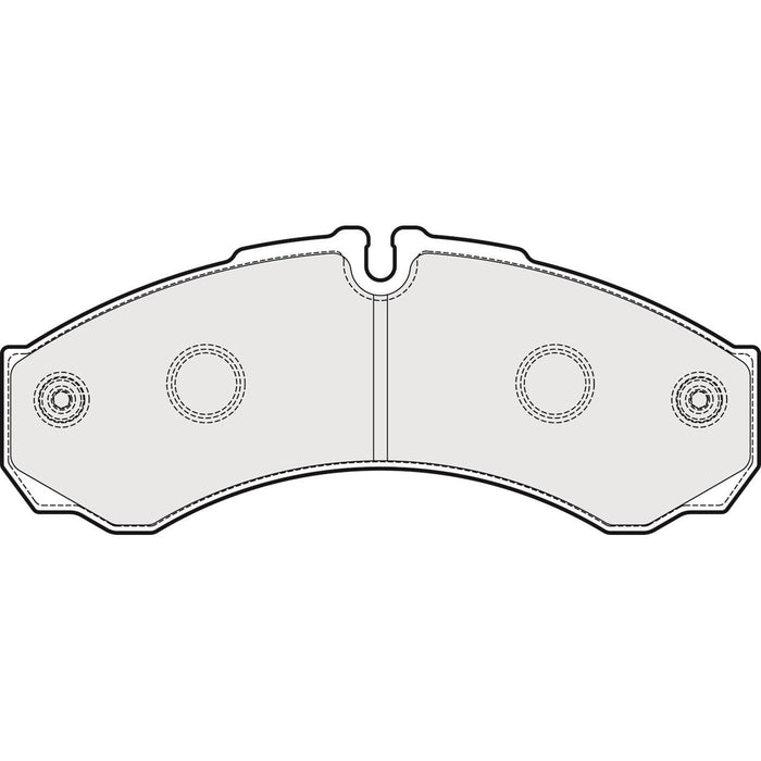 Apec Brake Pads Front & Rear Fits Iveco Daily Apec  - Dynamic Drive