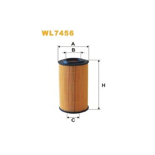 Genuine WIX Oil Filter Eco Cartridge fits Chrysler PT Cruiser CRD - 2.2 - 02-09 Wix Filters  - Dynamic Drive