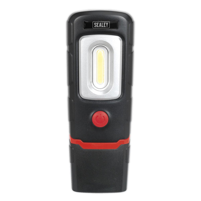 Sealey Rechargeable 360 Inspection Light 3W COB & 1W SMD LED Black Lithium-Polym Sealey  - Dynamic Drive