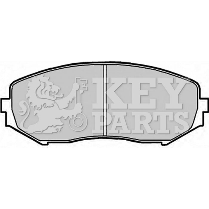 Genuine Key Parts KBP1957 Front Brake Pads (Tokico)