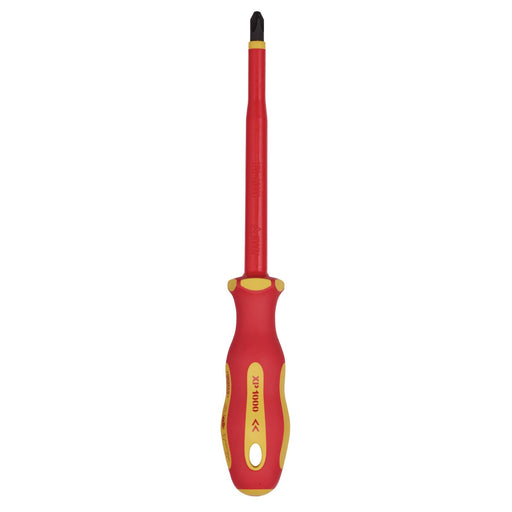 Draper XP1000 VDE Cross Slot Screwdriver, No.3 x 150mm 64433 Draper  - Dynamic Drive