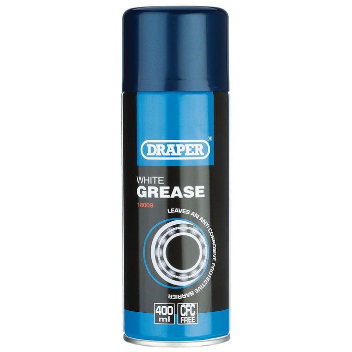 Draper White Grease, 400ml 18009 Draper  - Dynamic Drive