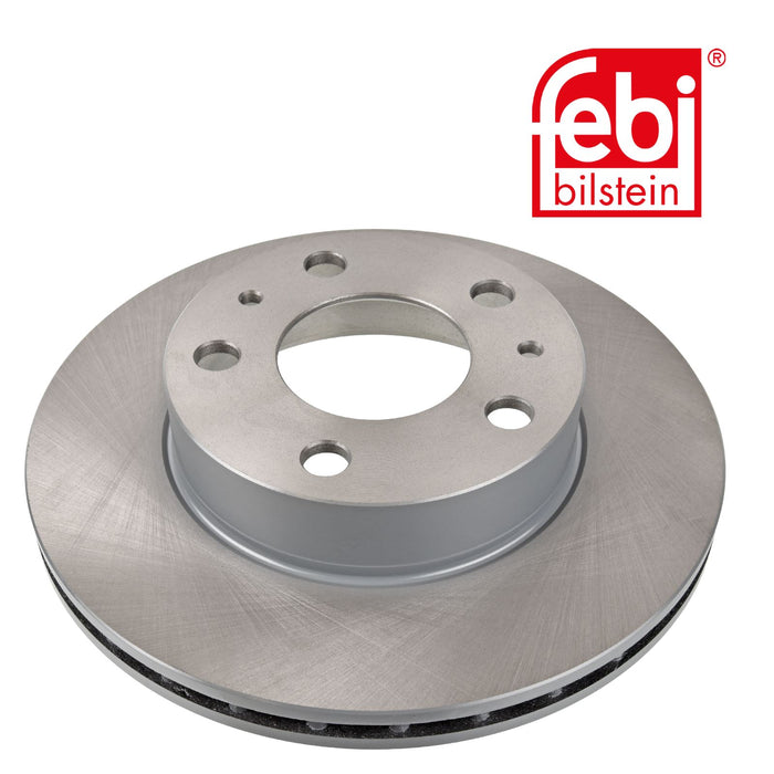 Genuine FEBI Front Brake Discs & Pads Set Vented for Peugeot Boxer Febi Bilstein  - Dynamic Drive