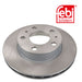 Genuine FEBI Front Brake Discs & Pads Set Vented for Peugeot Boxer Febi Bilstein  - Dynamic Drive