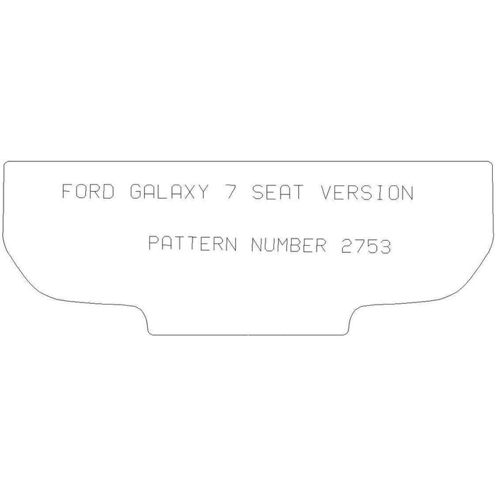 Ford Galaxy Only 06-14 7seat Fully Tailored Black Car Boot Mat Carpet UKB4C  - Dynamic Drive