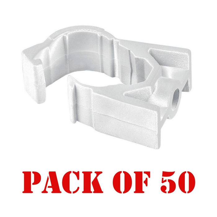 Hep2O Saddle Pipe Clip Pack - 15mm Size (50 Pack) for Caravan / Motorhomes