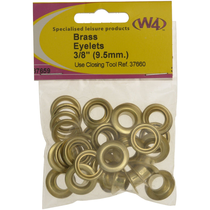 MDS1203 W4 Brass eyelets 3/8in, 9.5mm  20 per pack 37659 W4  - Dynamic Drive