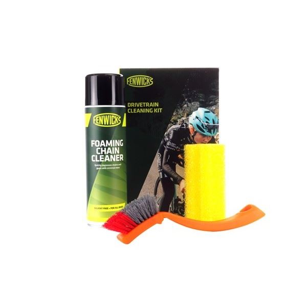 Fenwicks Bike Drivetrain Cleaning Kit Foaming Cleaner Brush & Sponge - 5507 Fenwicks  - Dynamic Drive