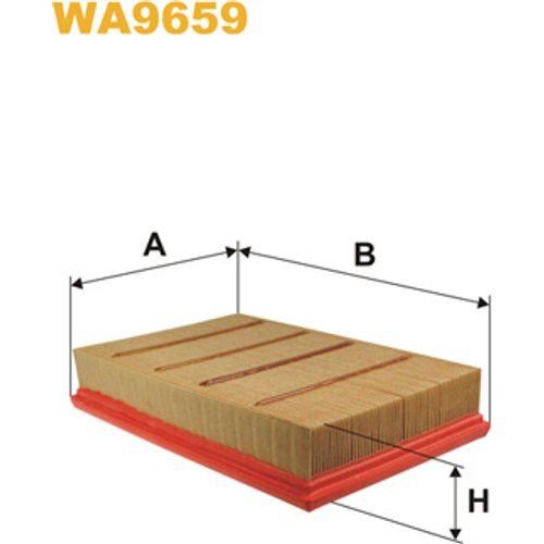 Genuine WIX Air Filter Panel fits BMW X3 - 2.0 - 05-08 WA9659 Wix Filters  - Dynamic Drive