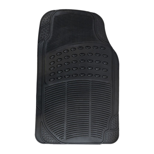 Heavy Duty Rubber Floor Mats Set with Black for Dacia Sandero Duster UKB4C  - Dynamic Drive