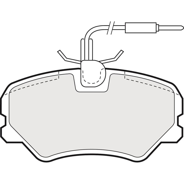 Apec Brake Pads Front Fits Citroen Zx Peugeot 405