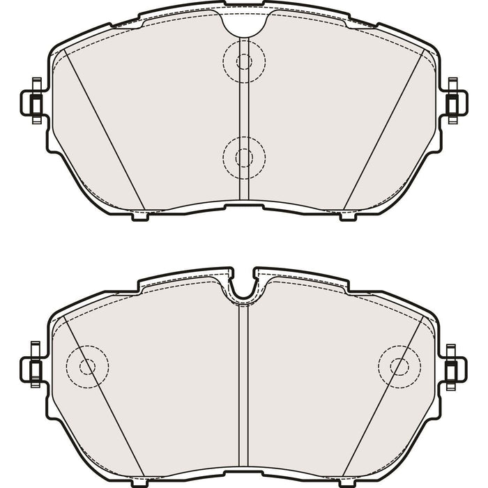 Apec Brake Pads Front Fits Peugeot 308 508