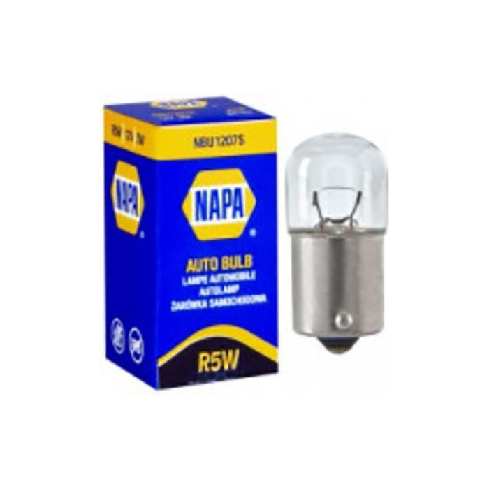 10 x NAPA Auxiliary Miniature Bulb R5W 12V 5W BA15s (NBU1207S) Napa  - Dynamic Drive