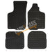 Red Tailored Rubber Mats for Audi A3 + Clips 1997 1998 1999 2000 2001 2002 UKB4C  - Dynamic Drive