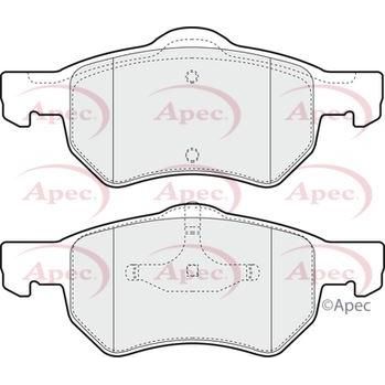 Apec Brake Pads Front Fits Chrysler Voyager