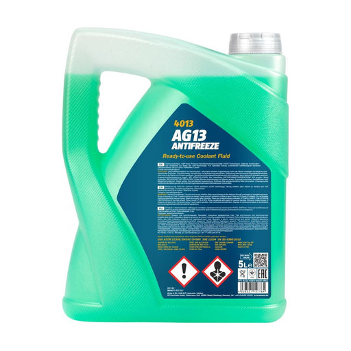 Mannol AG13 Green Antifreeze Coolant Ready To Use -40 Longlife High Specs Mannol  - Dynamic Drive