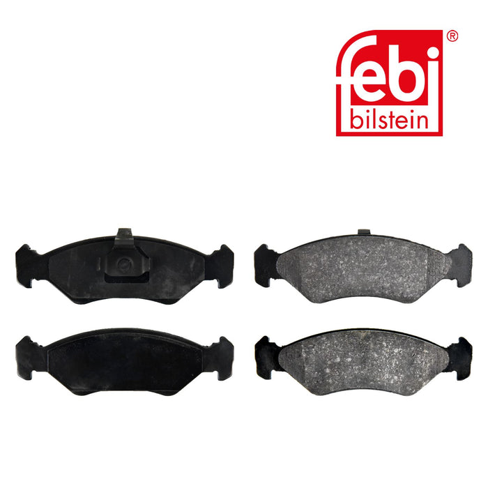 Genuine FEBI Front Brake Discs & Pads Set Solid for Ford Ka