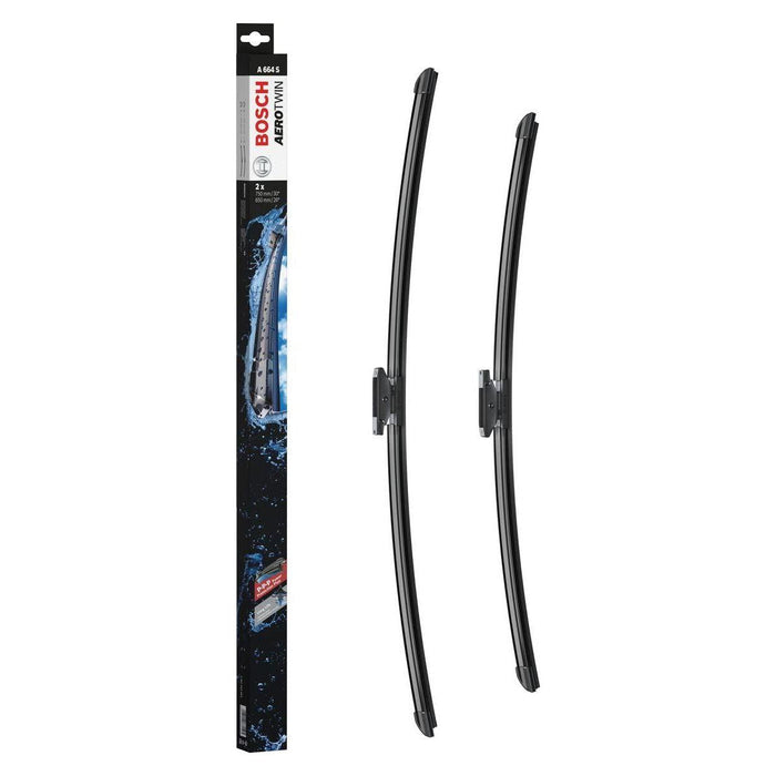 Bosch Aerotwin Front Wiper Blades Set fits Renault Grand Scenic III 05.09> A664S