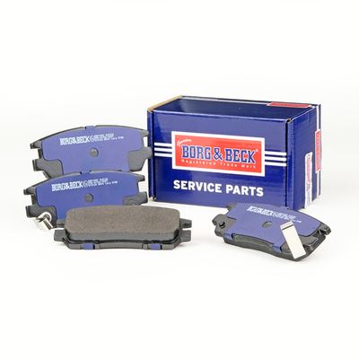 Genuine Borg & Beck Brake Pads fits Mitsubishi Shogun 91 BBP1582 Borg & Beck  - Dynamic Drive