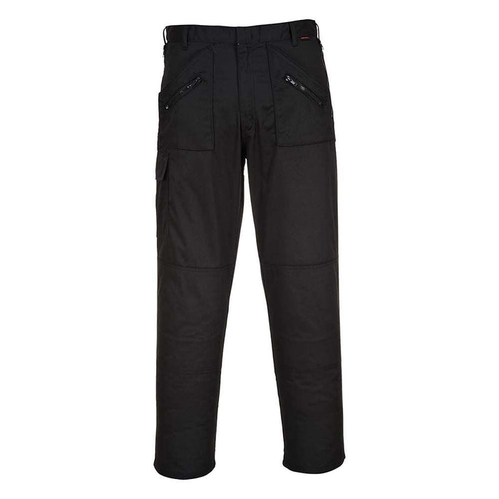 Portwest Action Trousers - Black - 38in. Waist (Tall) Portwest  - Dynamic Drive