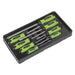 Sealey 8pc Hi Vis Hammer Thru Screwdriver Set Magnetic Tips Slotted PZ PH Sealey  - Dynamic Drive