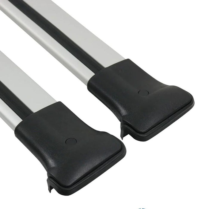 Roof Bars Rack Aluminium Silver fits Audi A6 Allroad 2006-2011