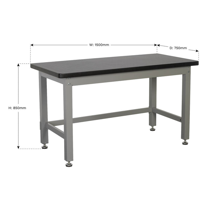 Sealey Workbench Steel Industrial 1.5m API1500 Sealey  - Dynamic Drive